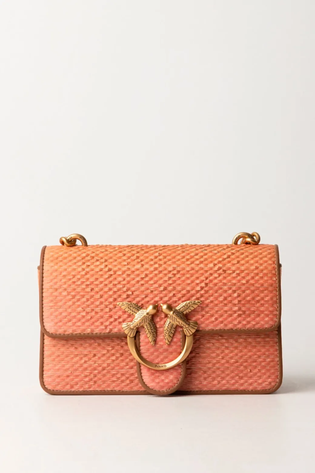 Donna Pinko Love Mini Light In Rafia