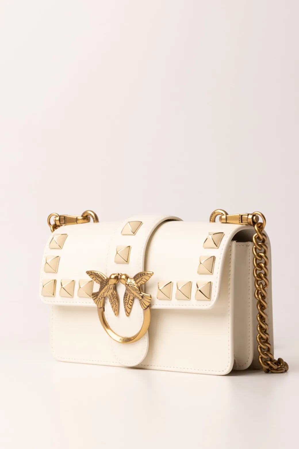 Donna Pinko Love One Mini Bag con Borchie