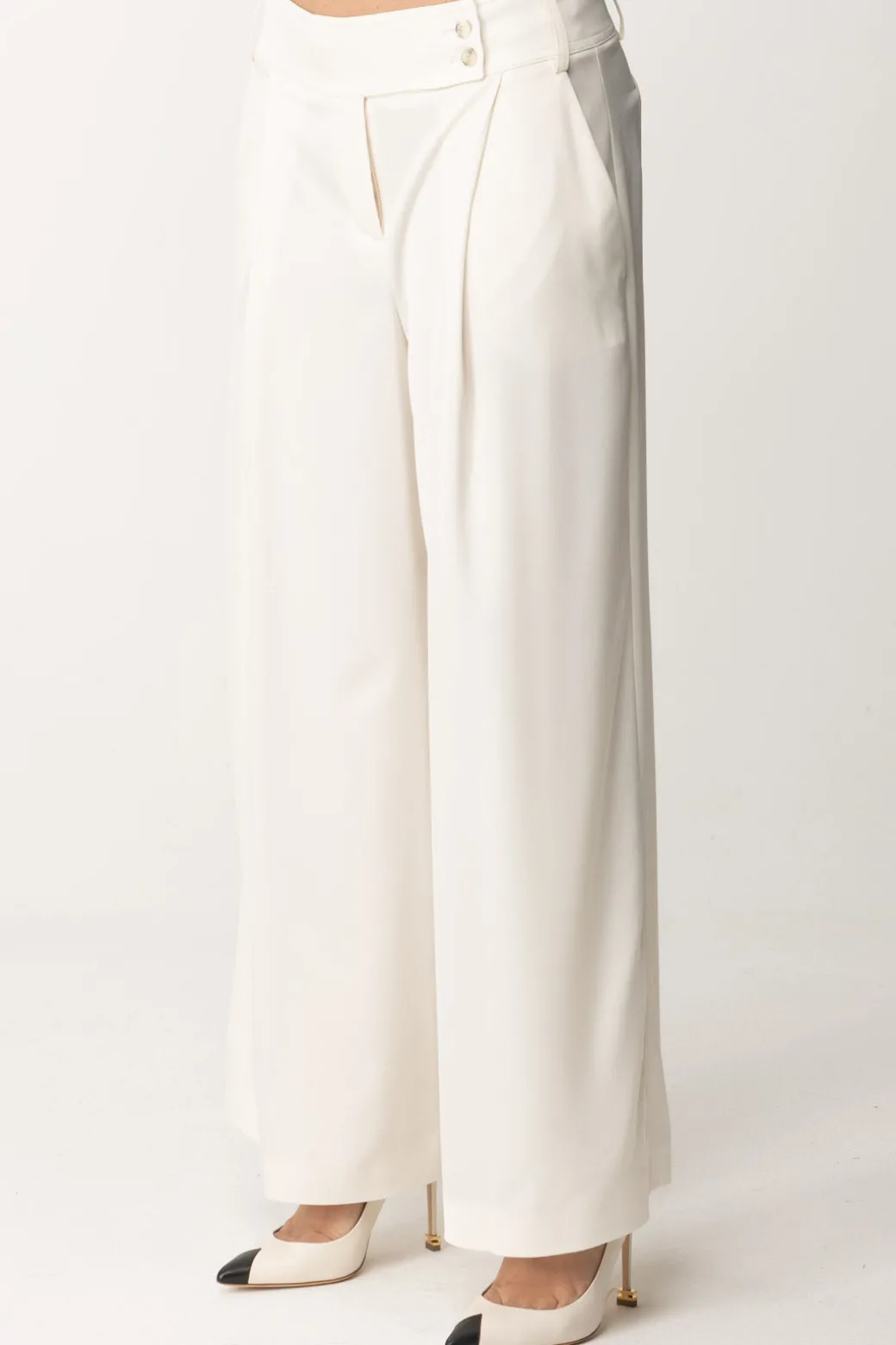 Donna Pinko Pantaloni In Satin Effetto Opaco