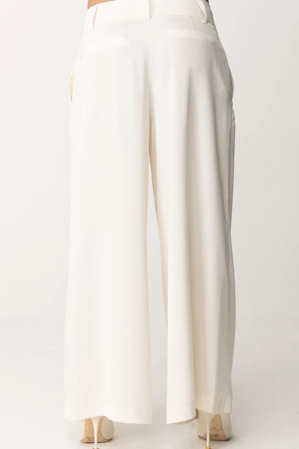 Donna Pinko Pantaloni In Satin Effetto Opaco