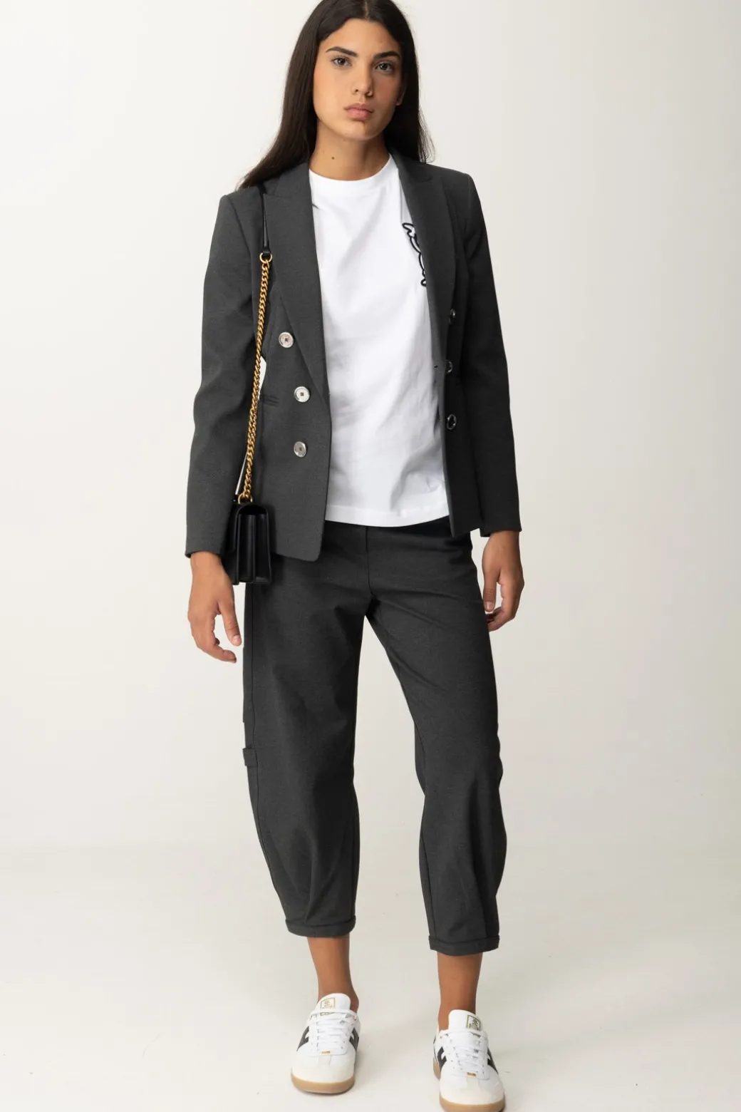 Donna Pinko Pantaloni In Stoffa