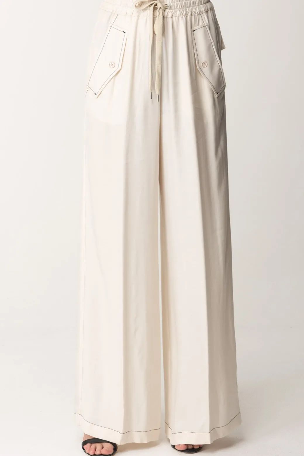 Donna Pinko Pantaloni In Twill