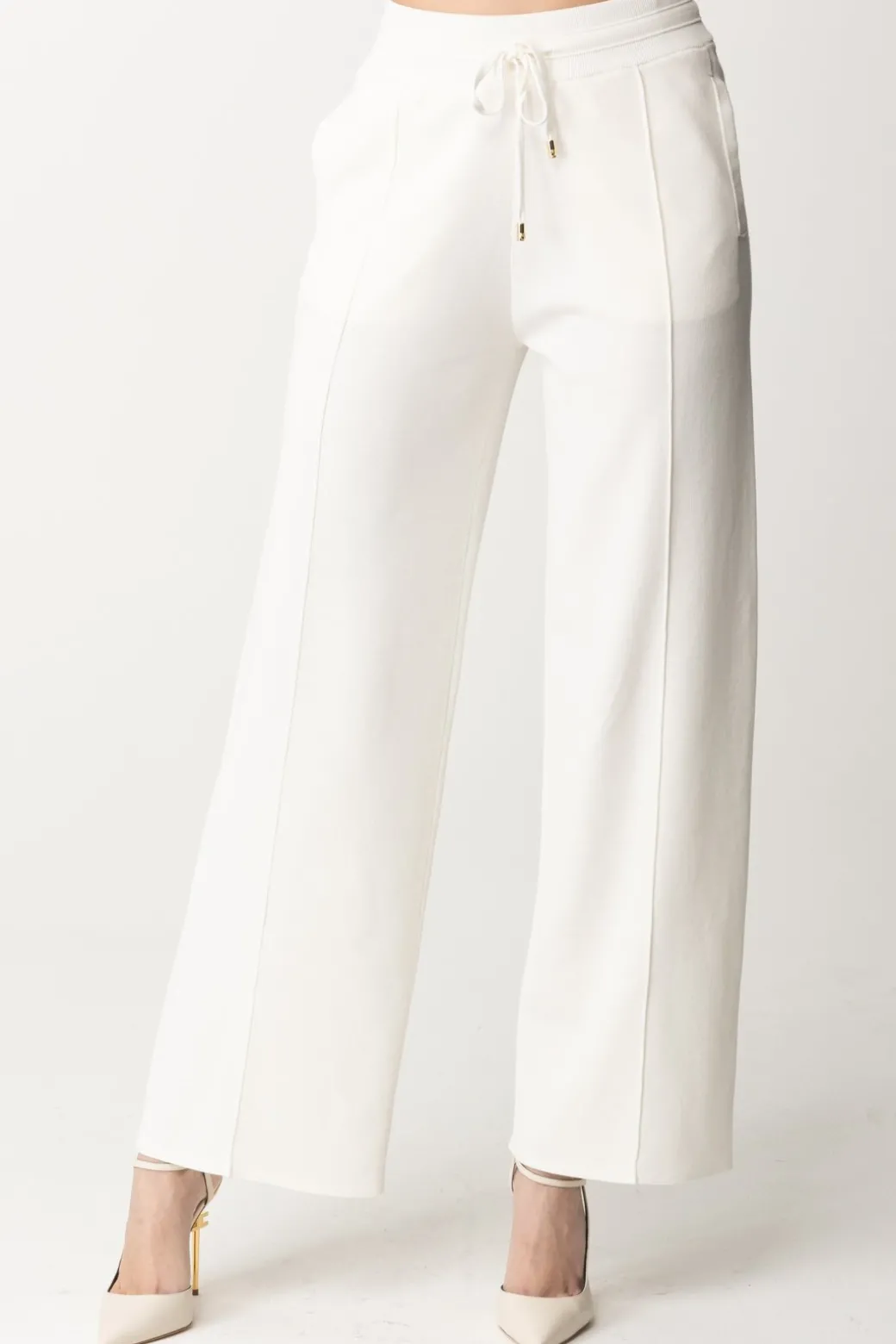 Donna Pinko Pantaloni Stile Joggers Wide Leg