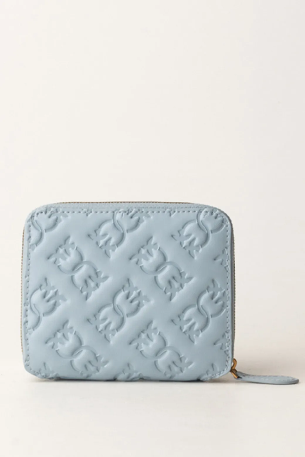 Donna Pinko Portafoglio Quadrato Zip-aroun con Pattern Logo
