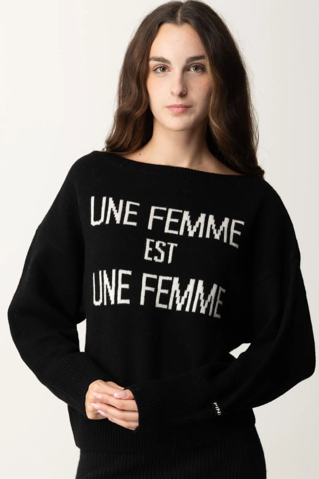 Donna Pinko Pullover In Lana Una Femme