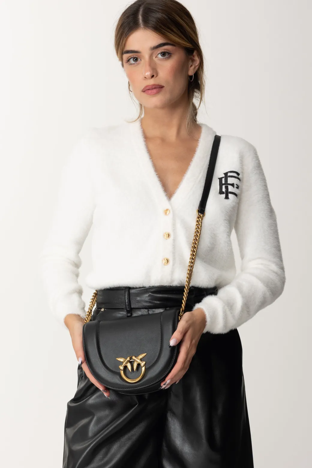 Donna Pinko Round Love Bag Mini