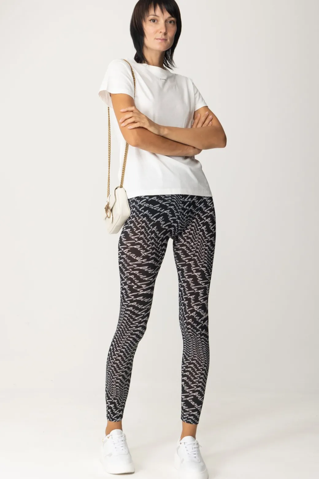 Donna Pinko T-shirt con Logo