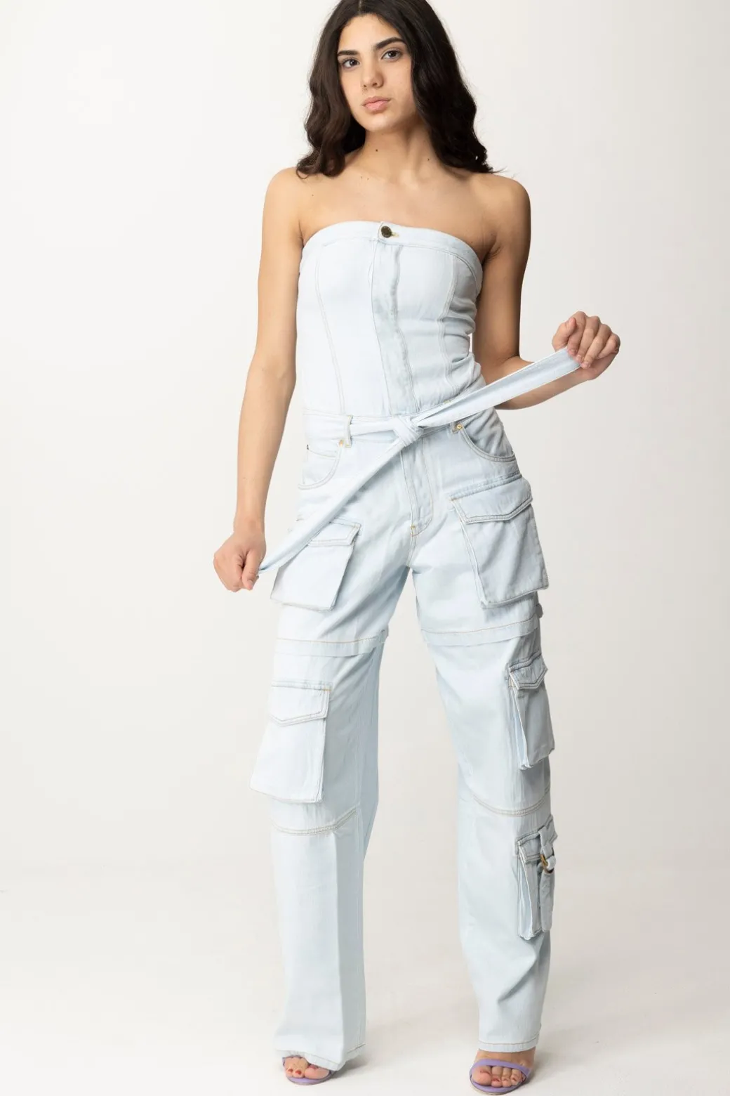 Donna Pinko Tuta In Jeans