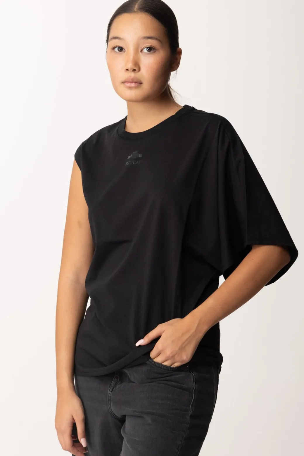Donna Replay T-shirt Monospalla
