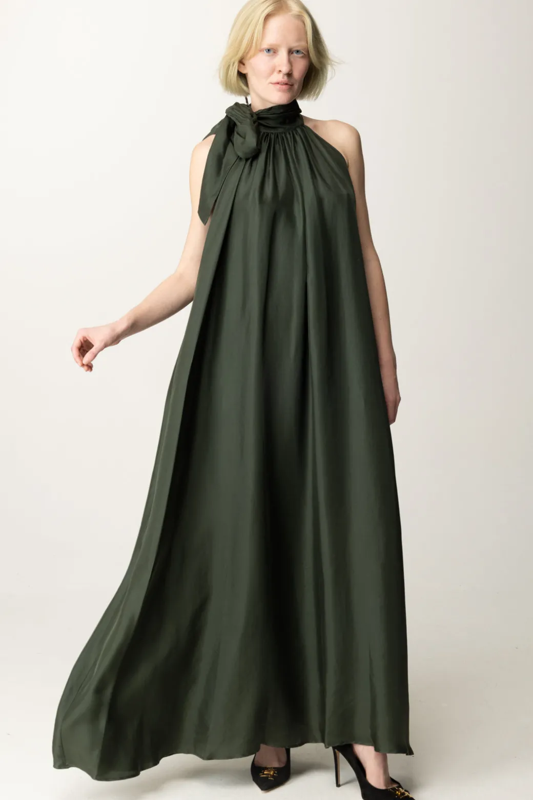 Donna Semicouture Abito Lungo Amandine con Fusciacca