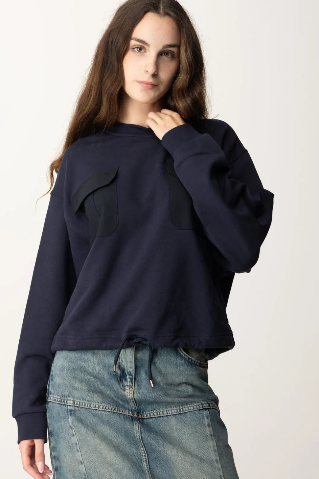 Donna Semicouture Felpa Anouk con Taschini