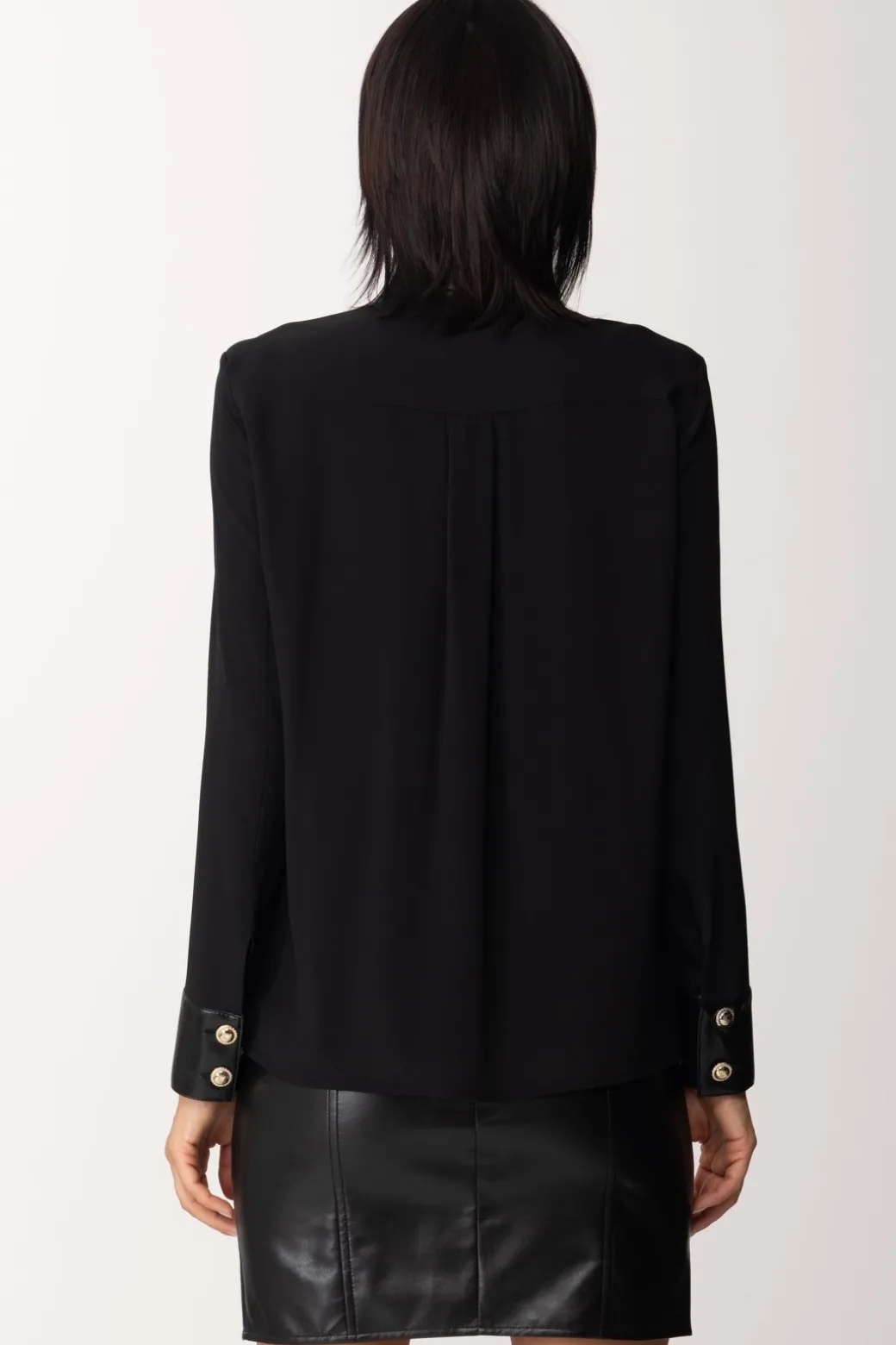 Donna Simona Corsellini Camicia con Dettagli Spalmati