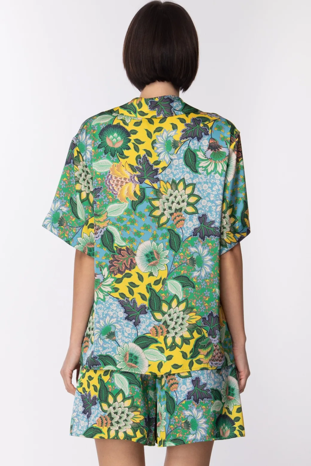 Donna Simona Corsellini Camicia con Stampa Floreale