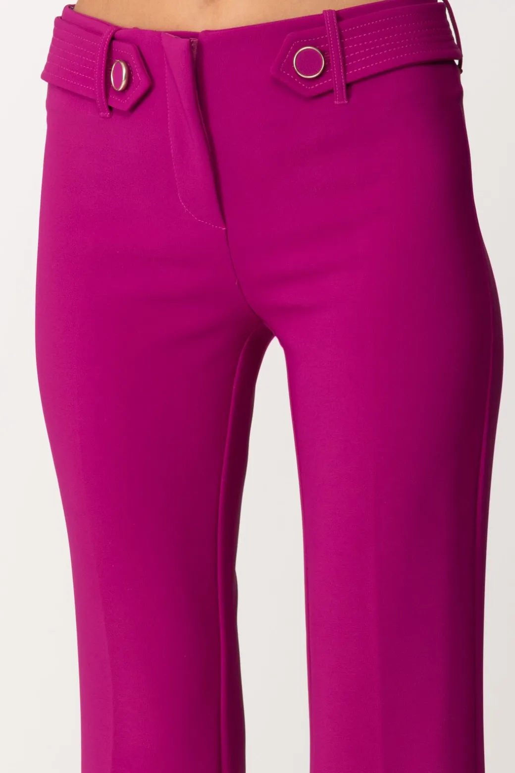 Donna Simona Corsellini Pantaloni con Accessorio In Vita
