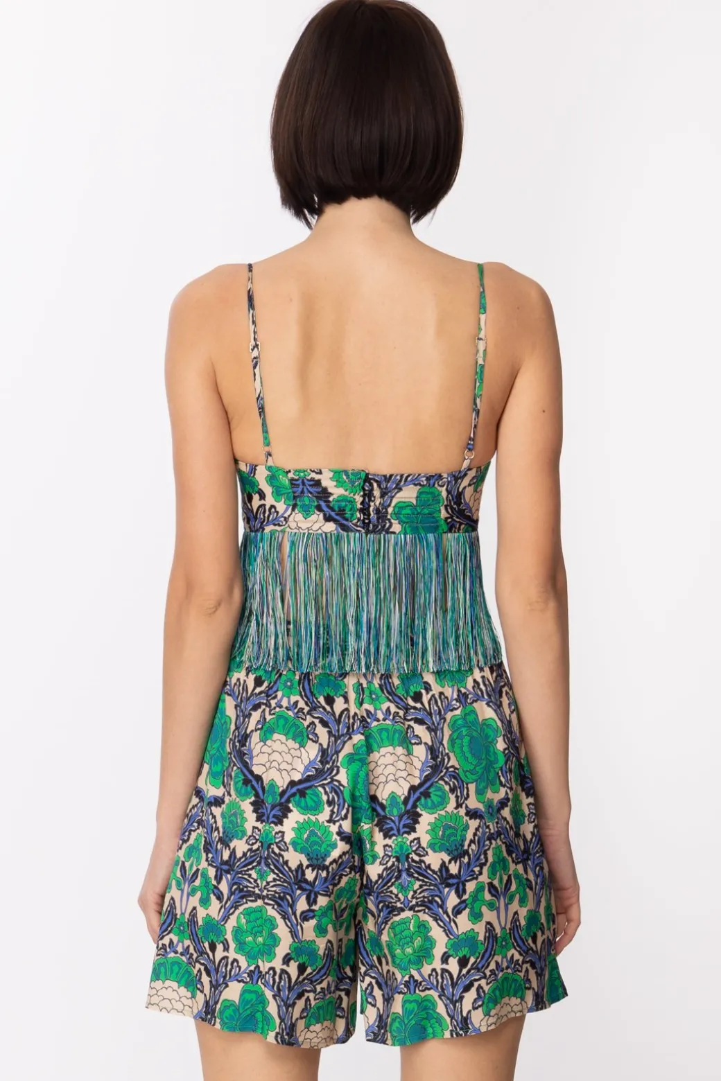 Donna Simona Corsellini Top Bustier con Frange