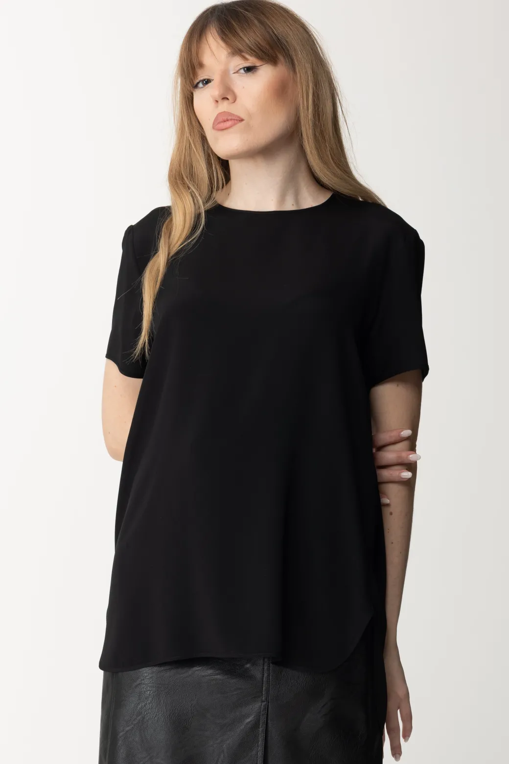 Donna Simona Corsellini T-shirt In Seta