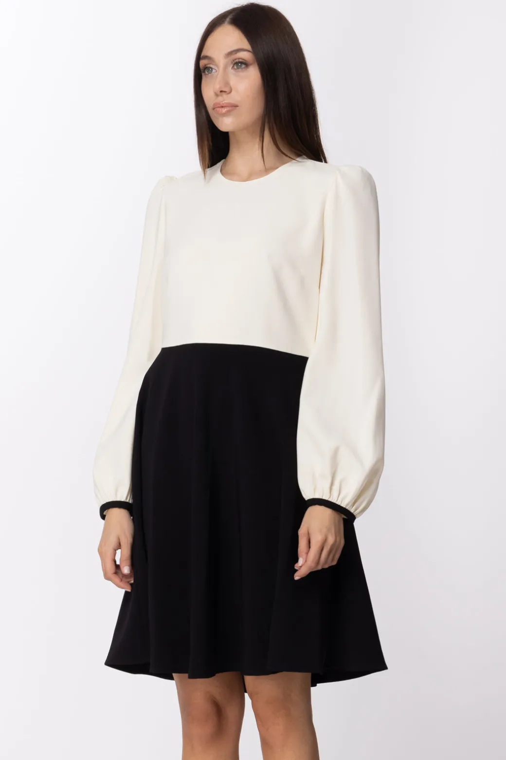Donna Twin-set Abito In Maglia con Cinturino Di Perle