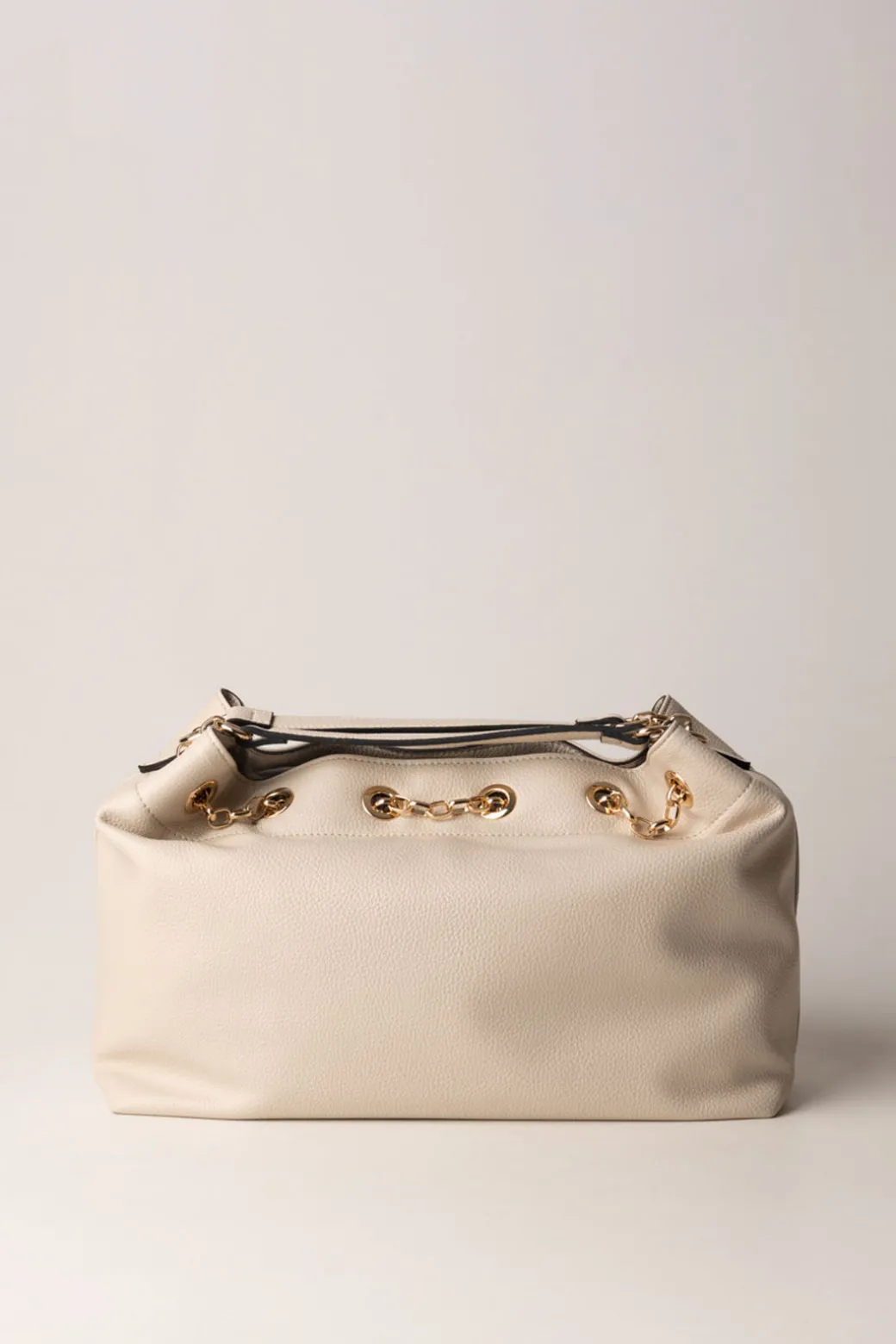 Donna Twin-set Borsa a Secchiello Morbida con Logo