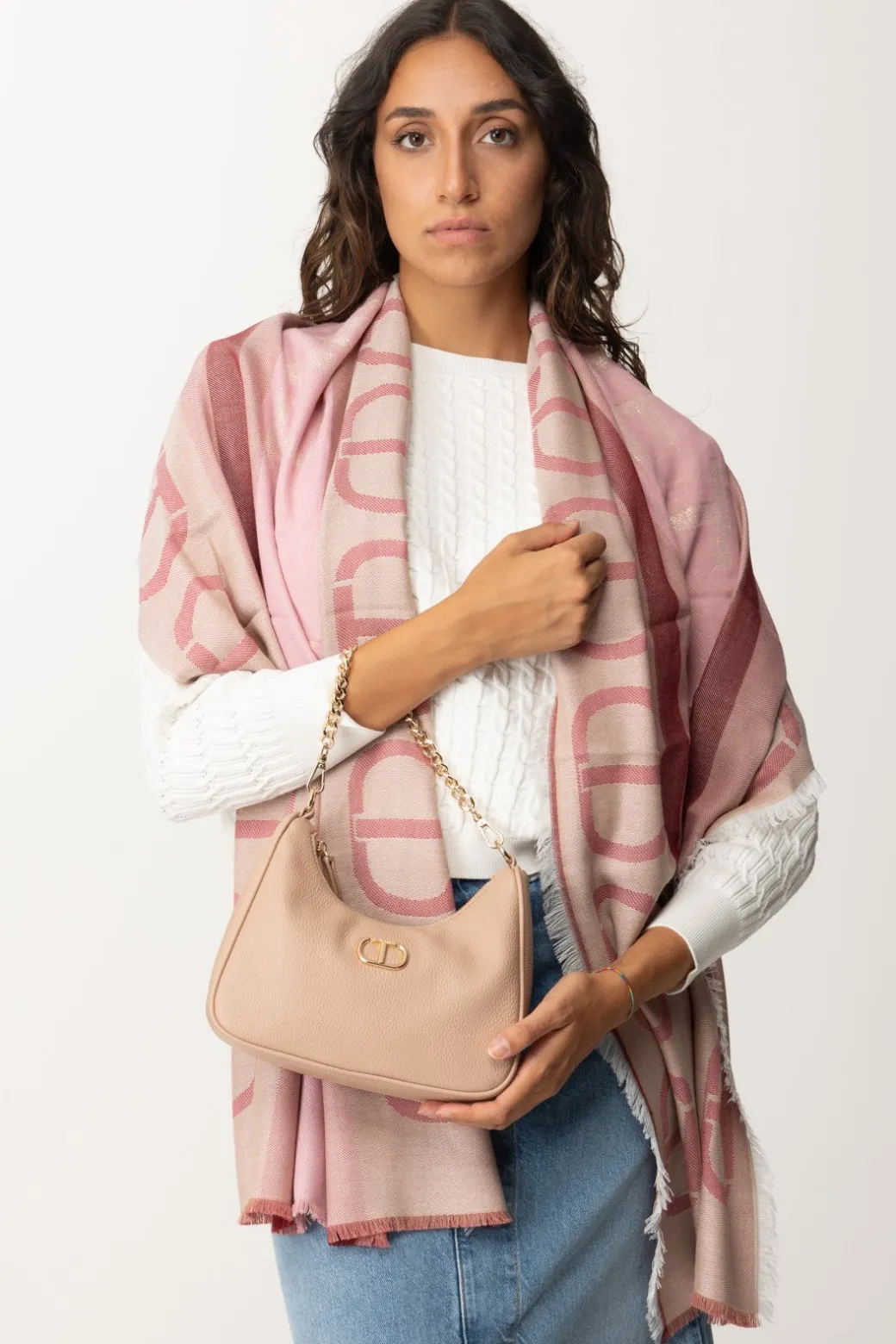 Donna Twin-set Borsa a Tracolla con Catena