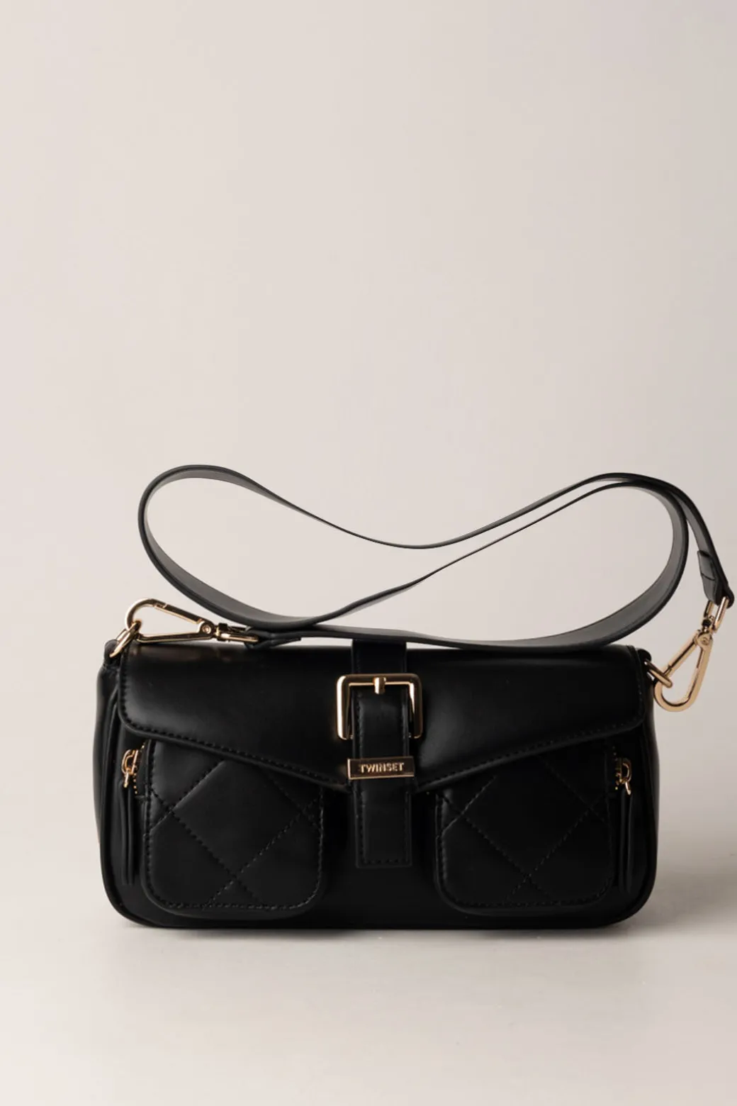 Donna Twin-set Borsa a Tracolla con Tasche Frontali