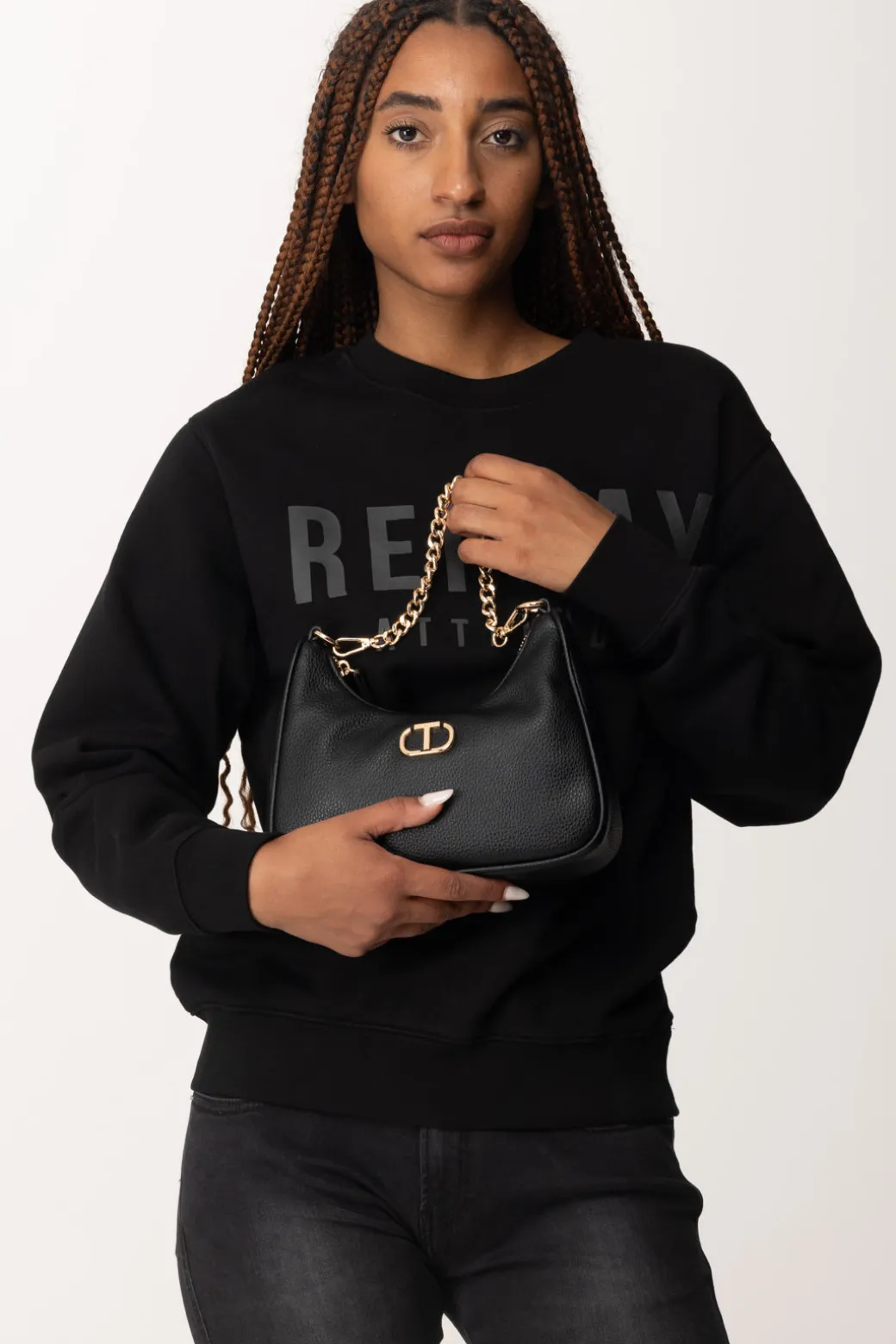 Donna Twin-set Borsa a Tracolla Together con Catena