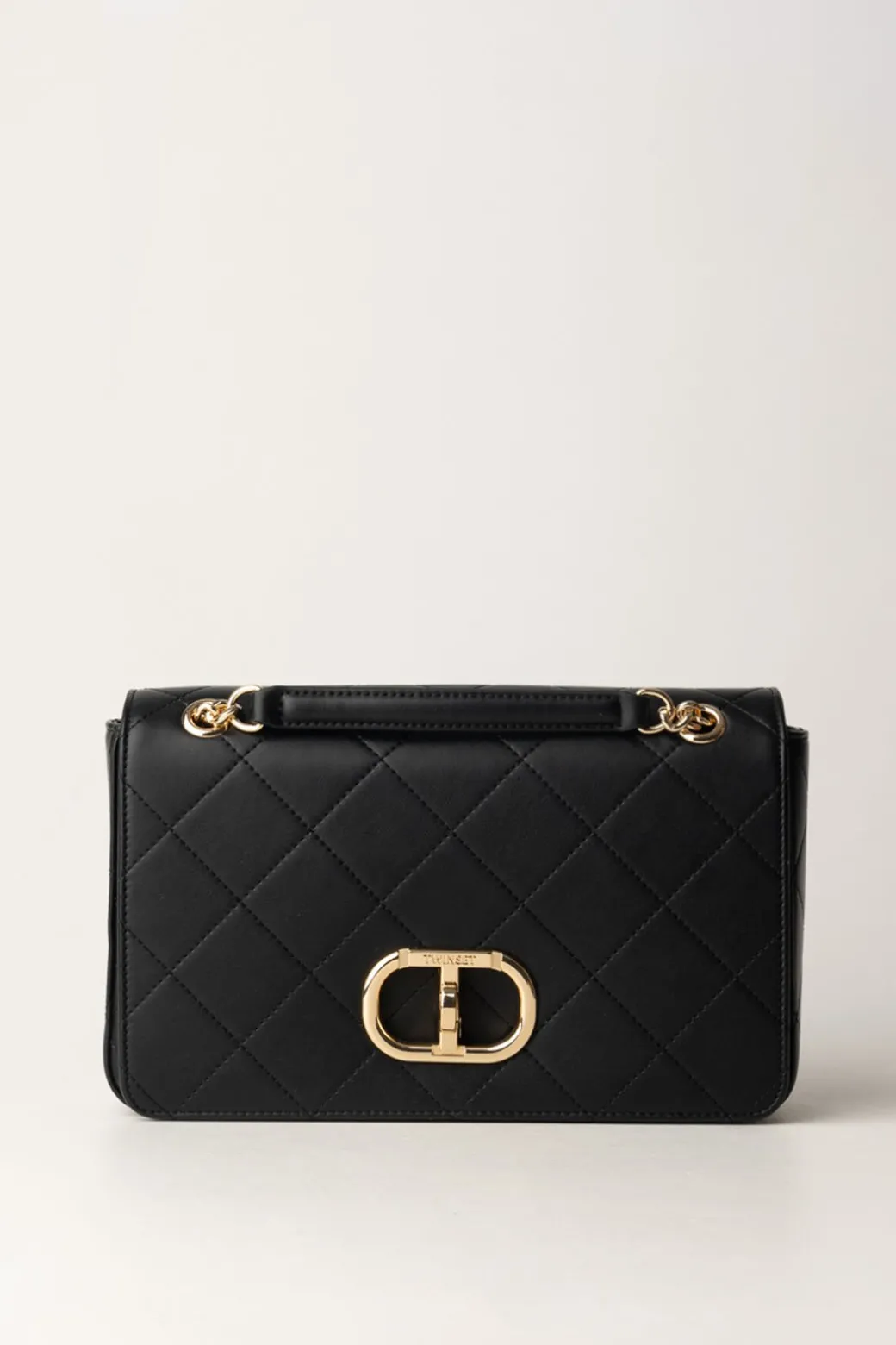Donna Twin-set Borsa a Tracolla Trapuntata con Logo