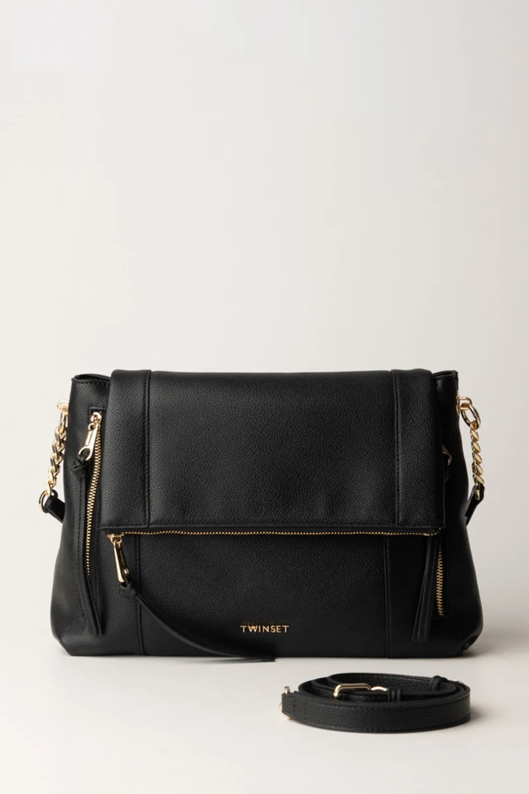 Donna Twin-set Borsa Hobo con Zip