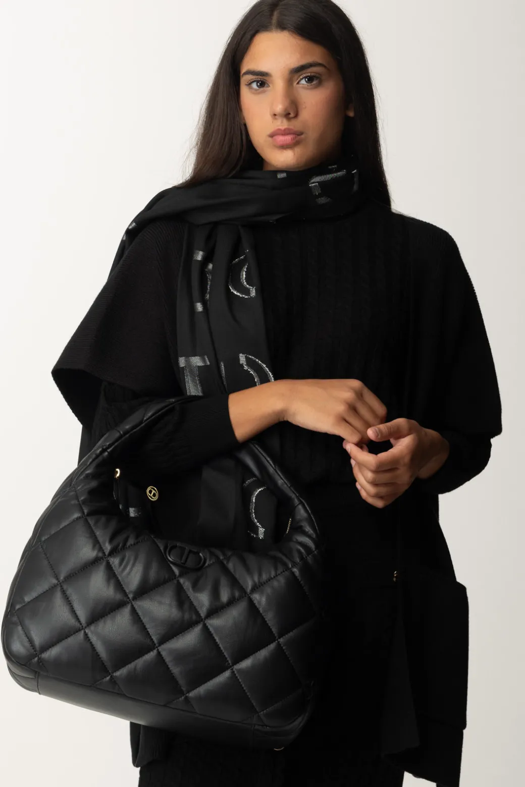 Donna Twin-set Borsa Hobo Grande