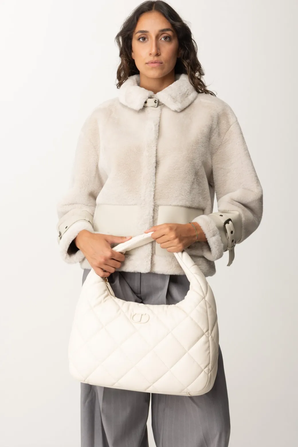 Donna Twin-set Borsa Hobo Grande