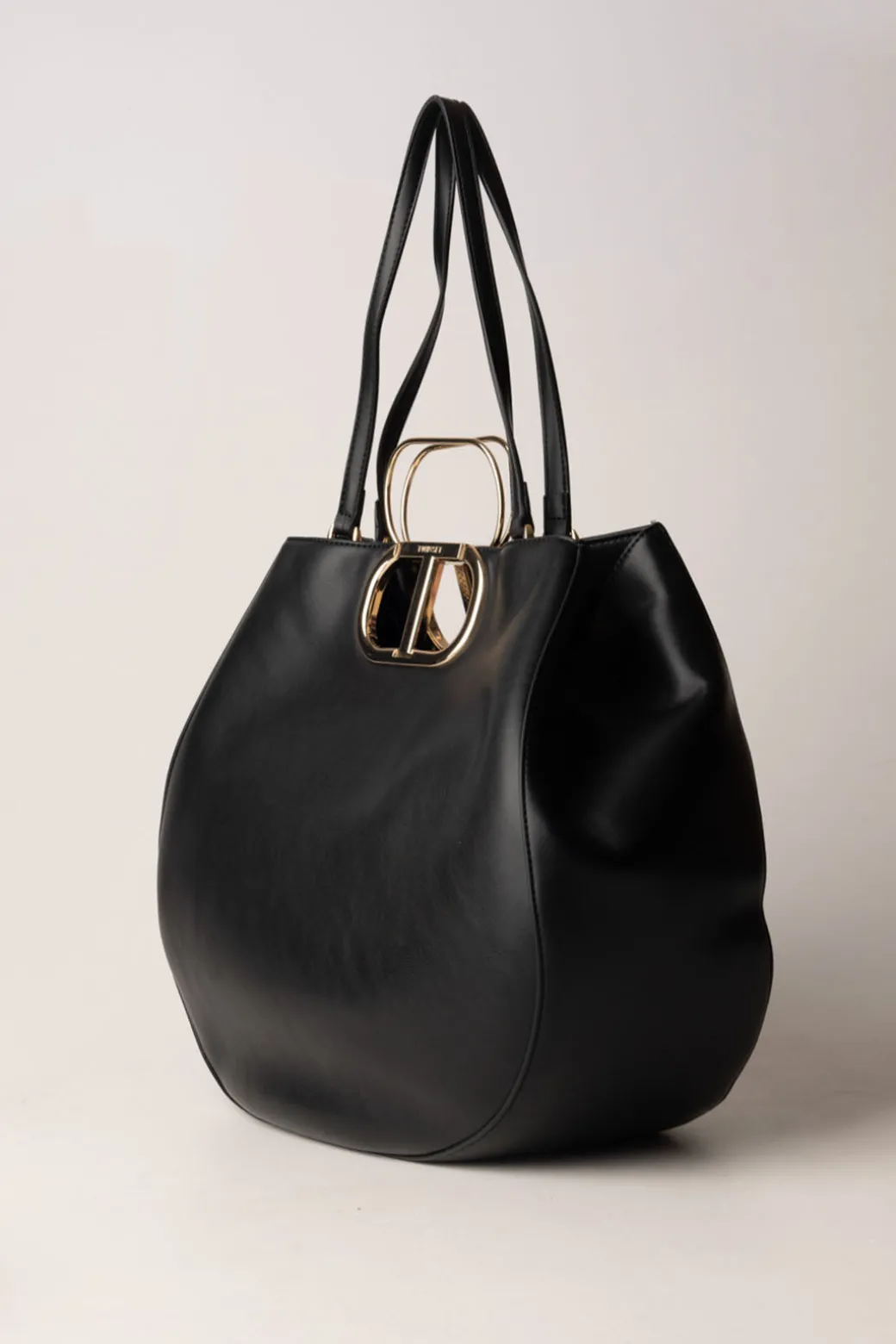 Donna Twin-set Borsa Shopper “lila” con Manico Logato