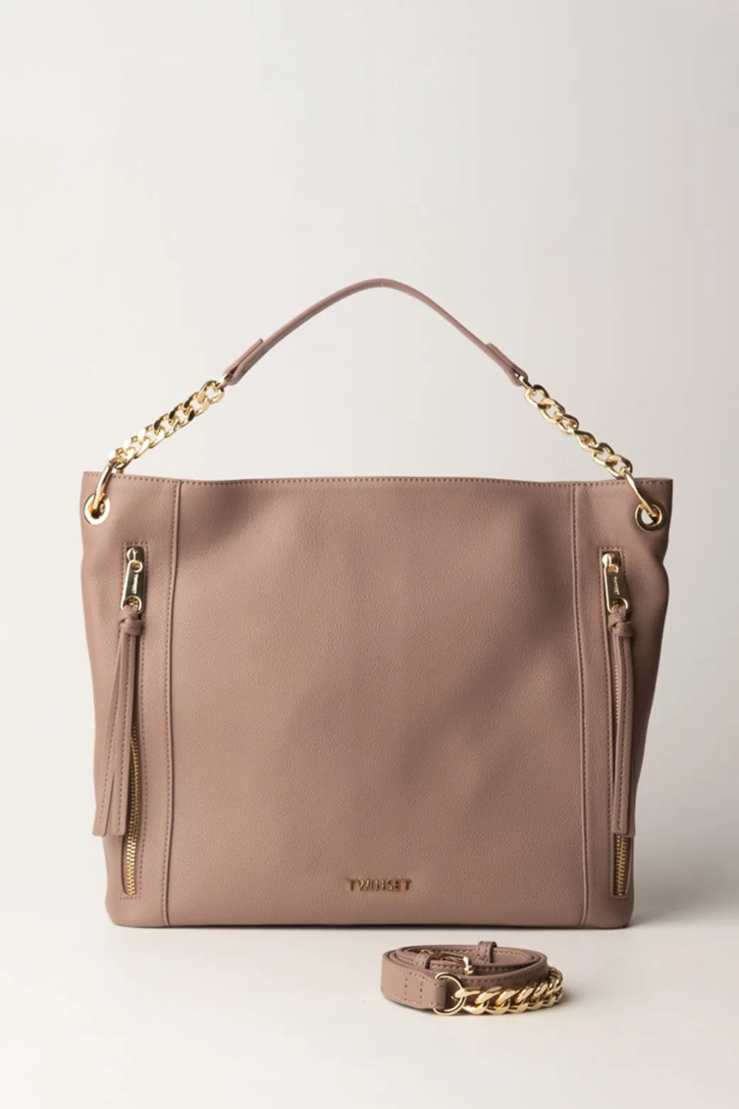 Donna Twin-set Borsa Shopper TraforataCARILLON ROSE'