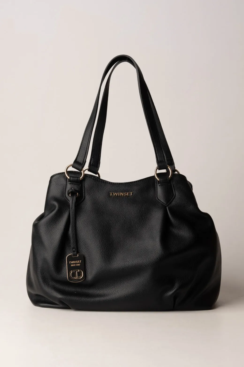 Donna Twin-set Borsa Tote con Pendente Logato