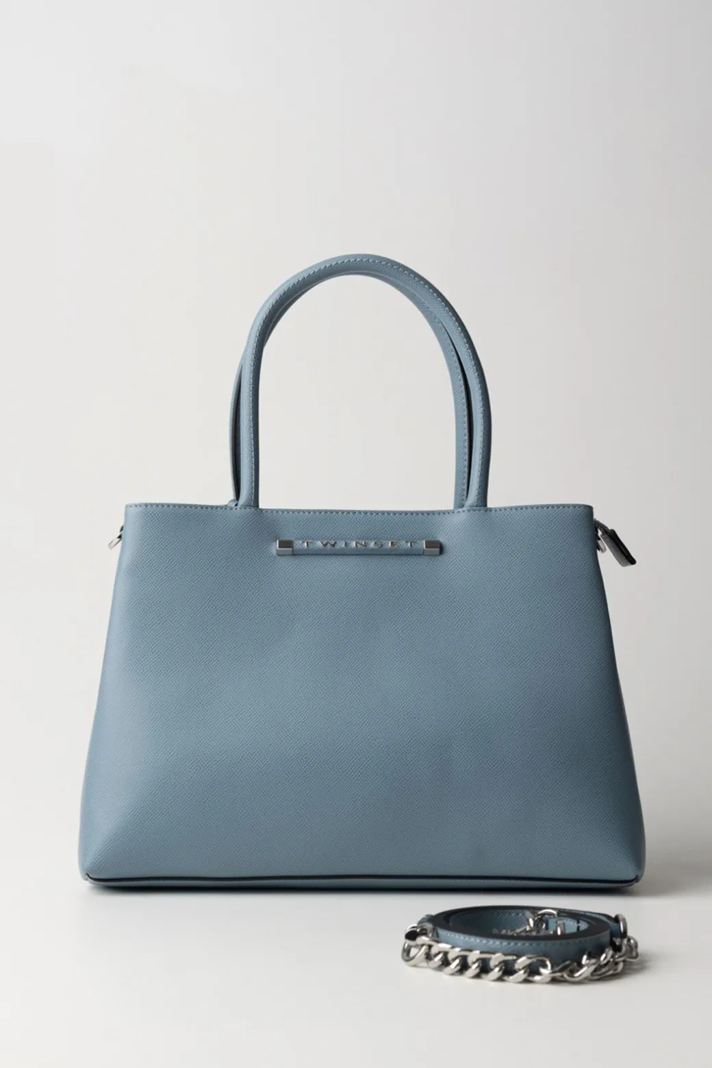 Donna Twin-set Borsa Tote Media con Logo Lettering