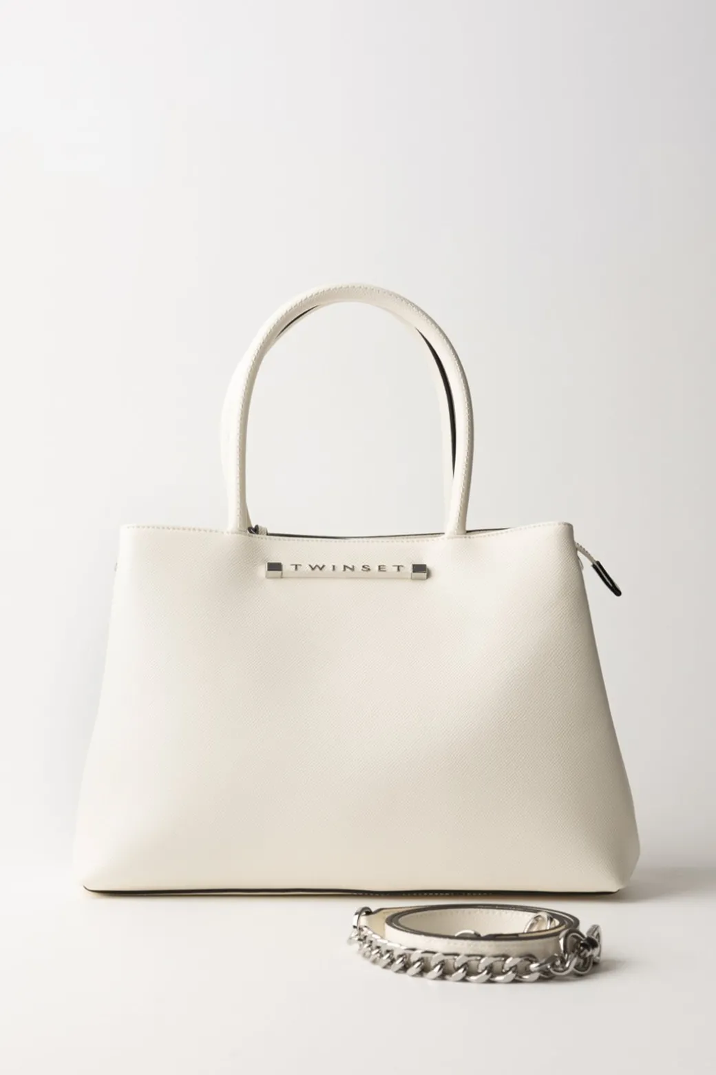 Donna Twin-set Borsa Tote Media con Logo Lettering