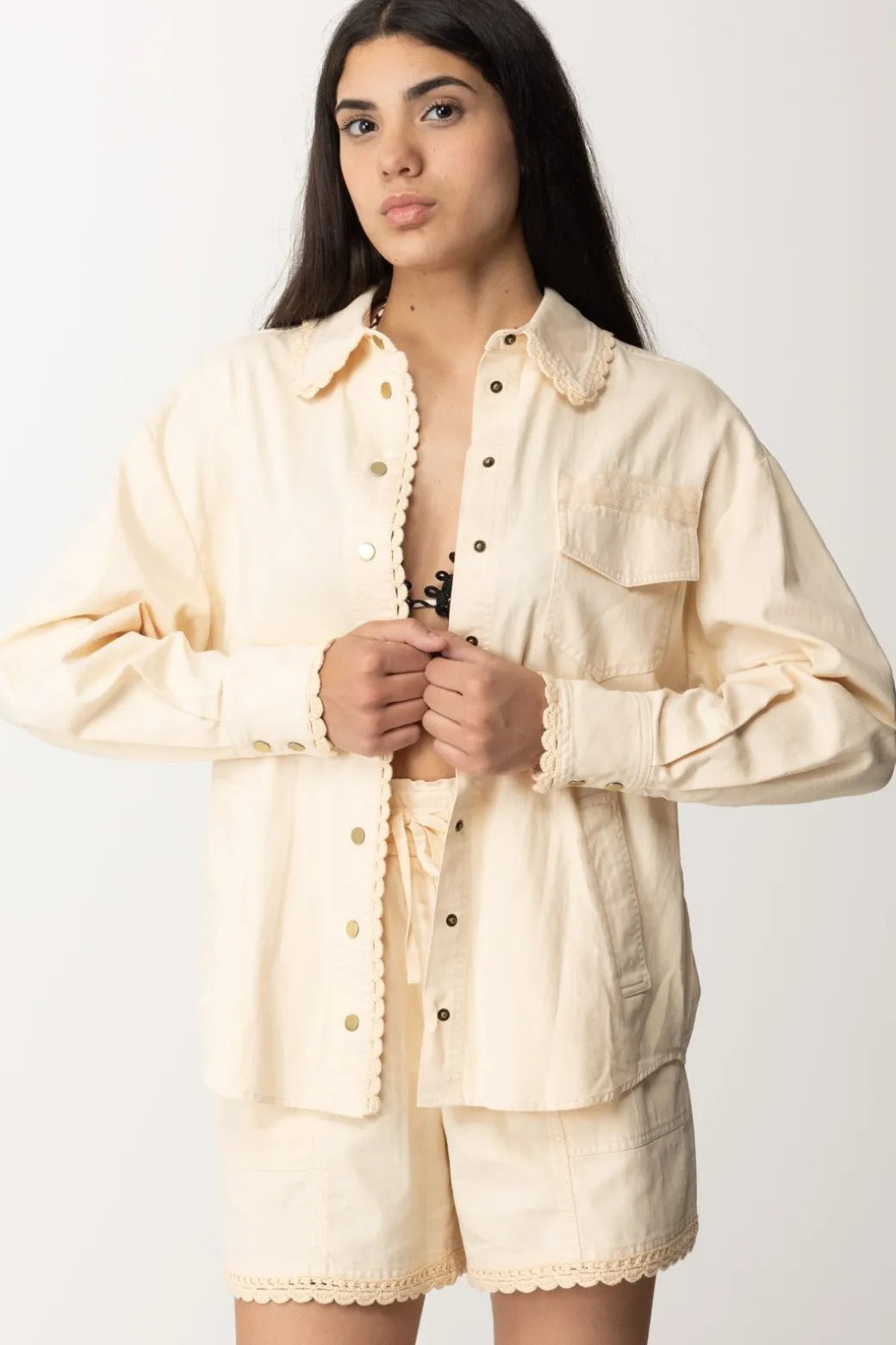 Donna Twin-set Camicia Lunga