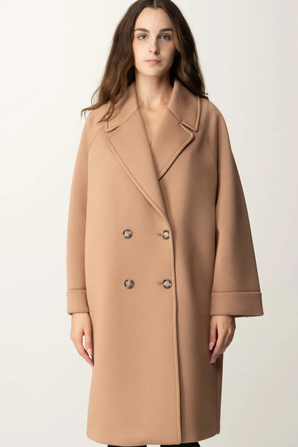 Donna Twin-set Cappotto Doppiopetto