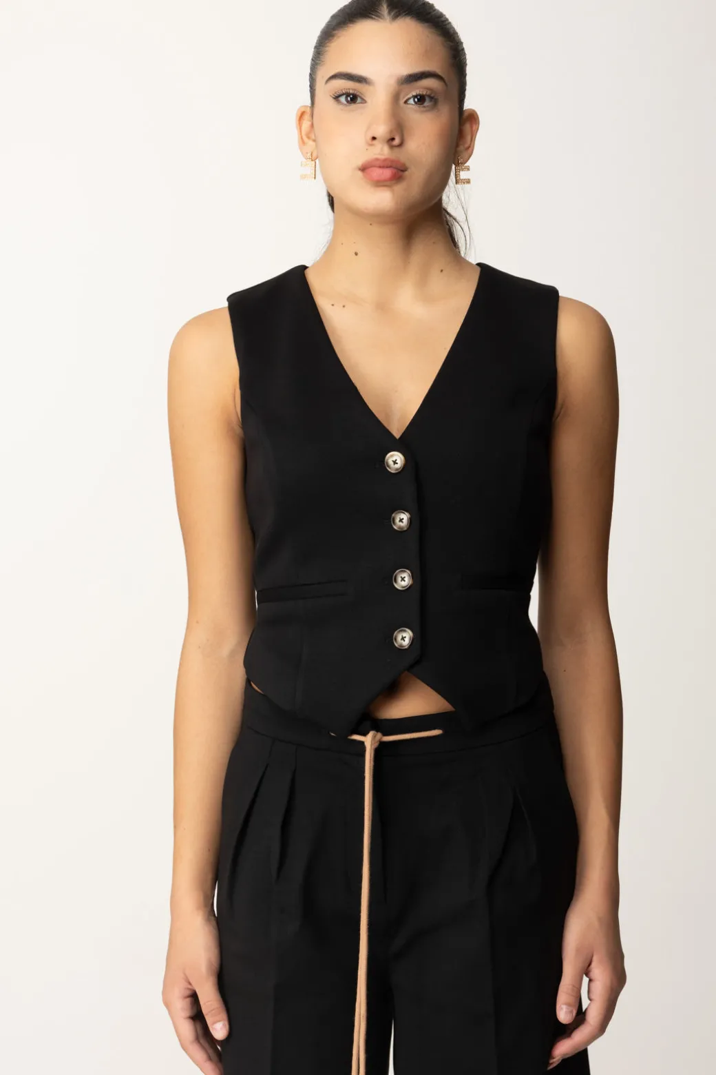 twinset_gilet_in_tessuto_scubanero_2.webp Donna Twin-set Gilet In Tessuto Scuba