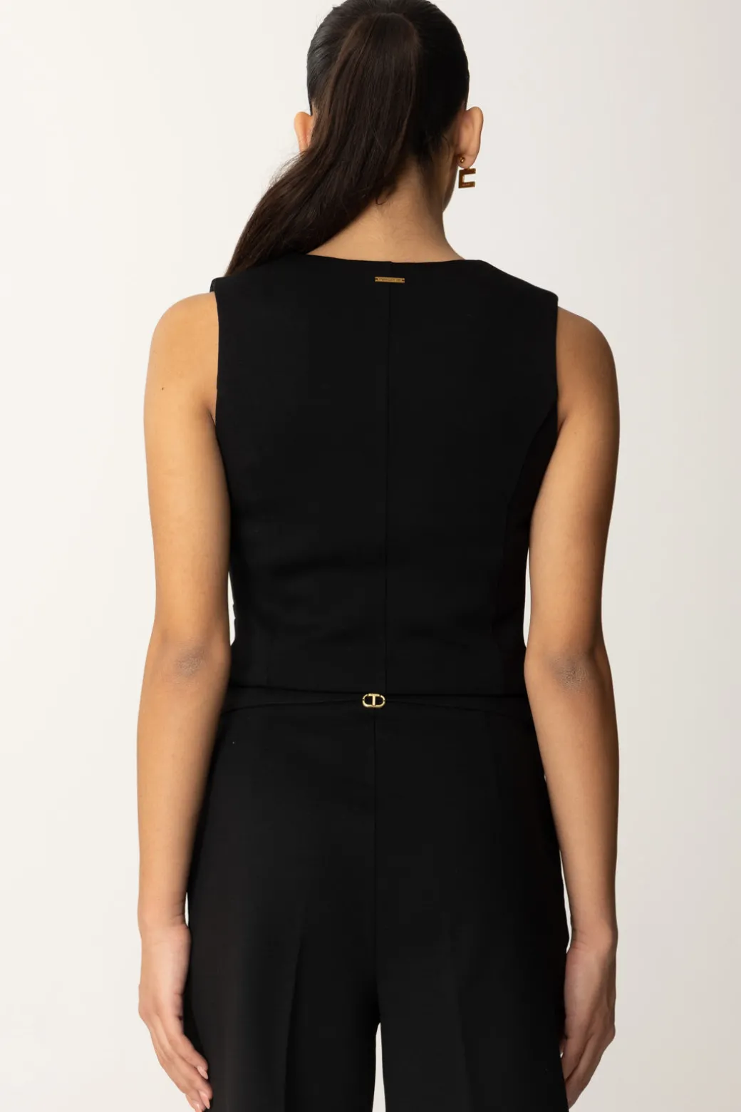 twinset_gilet_in_tessuto_scubanero_4.webp Donna Twin-set Gilet In Tessuto Scuba