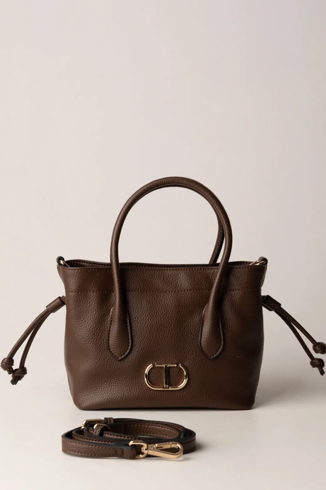 Donna Twin-set Mini Borsa a Mano con Logo
