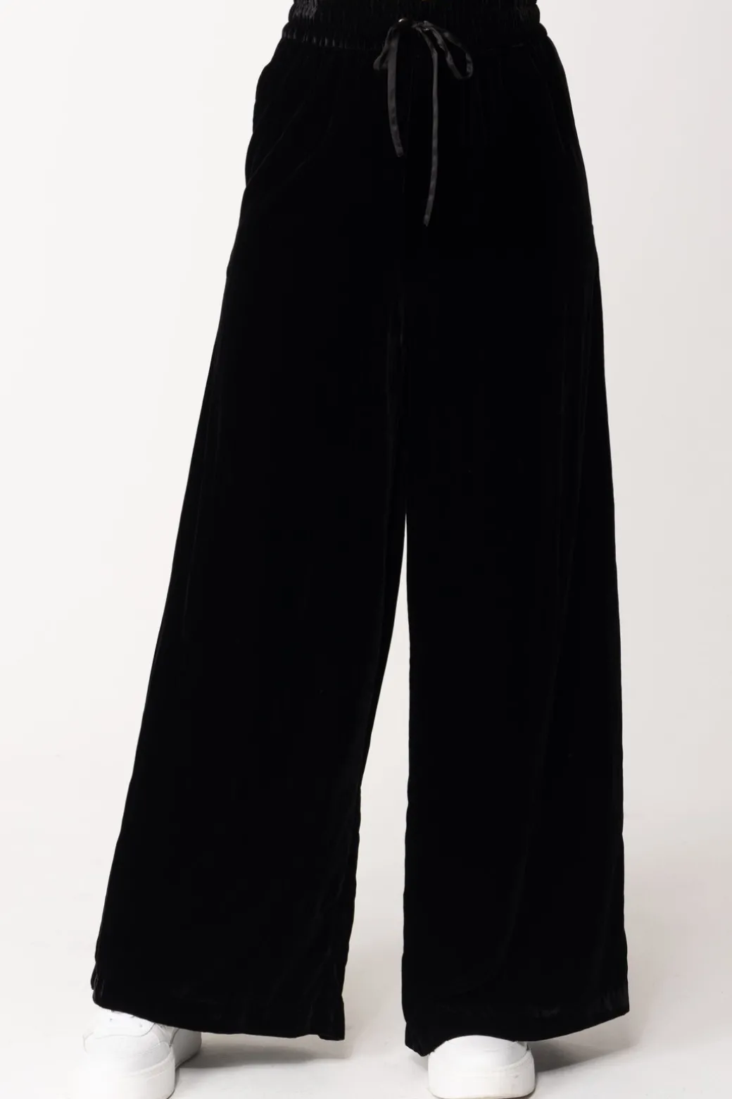 Donna Twin-set Pantaloni In Velluto
