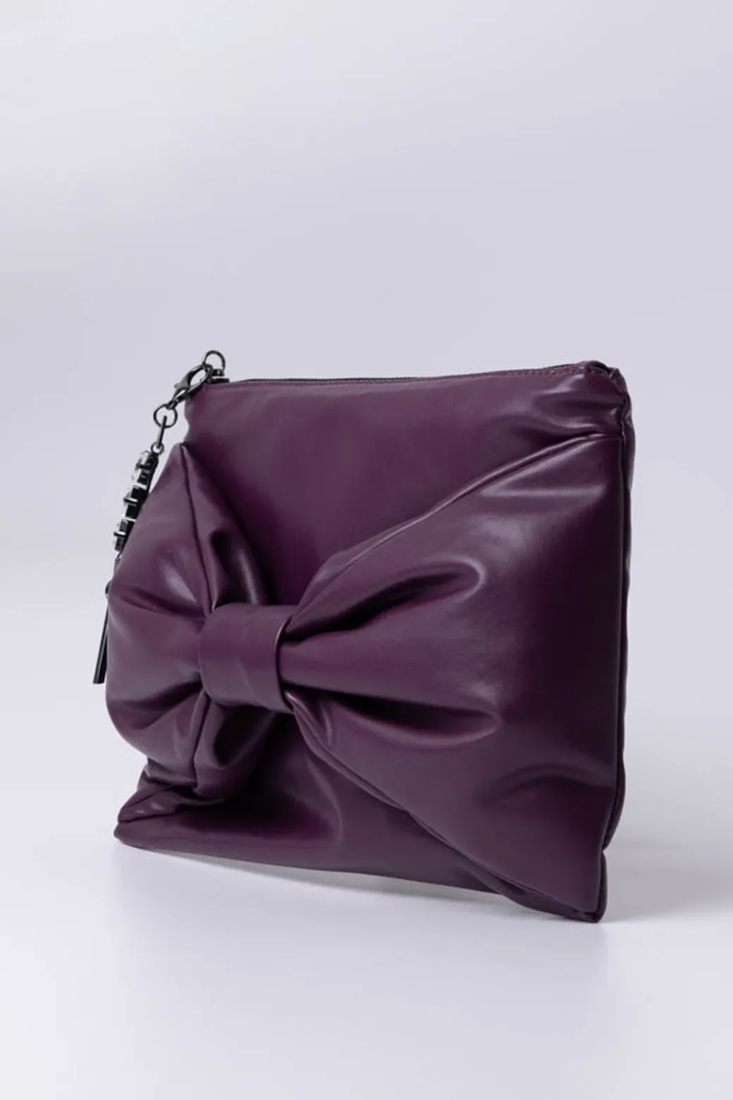 Donna Twin-set Pochette con Fiocco
