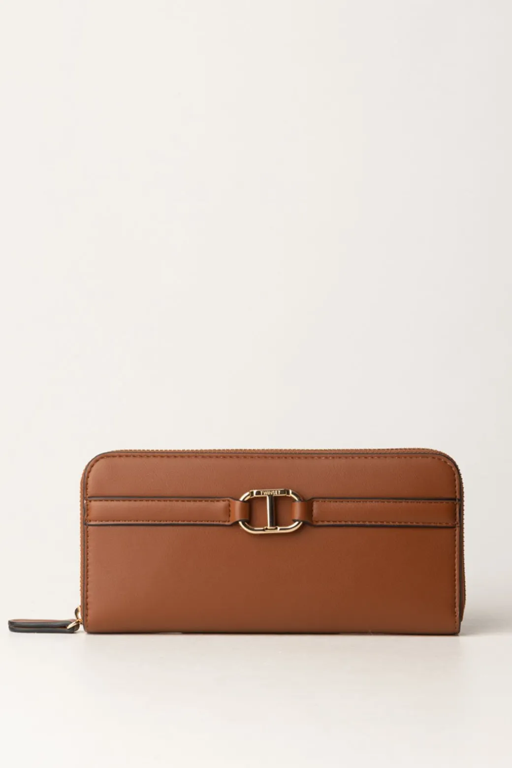 Donna Twin-set Portafogli Zip-around In Similpelle Liscia