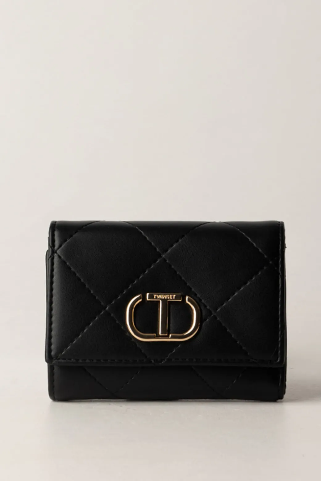 Donna Twin-set Portafoglio Piccolo Trapuntato con Logo