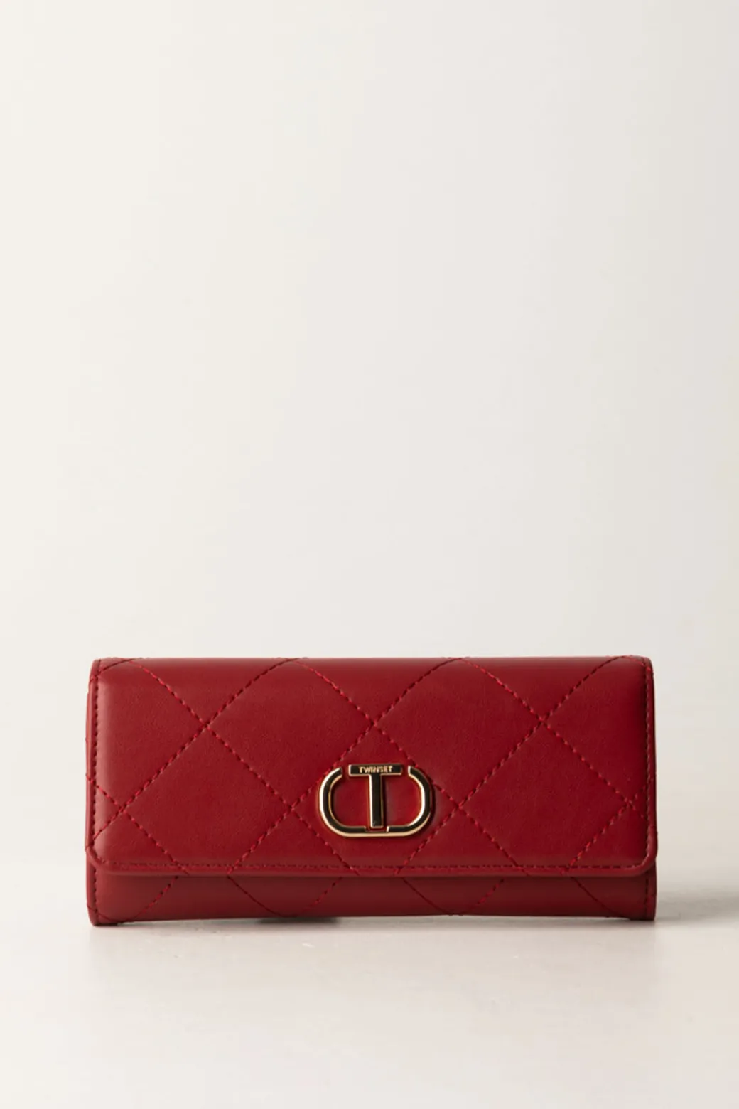 Donna Twin-set Portafoglio Trapuntato con Patta