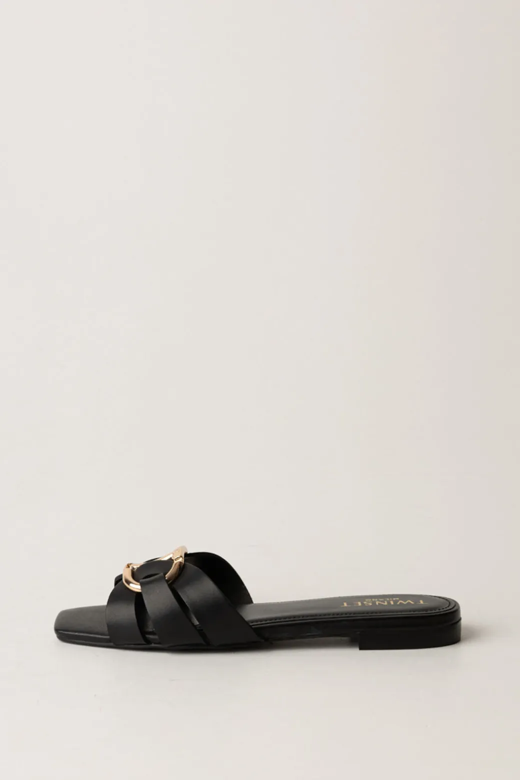 Donna Twin-set Sandali Flat con Logo