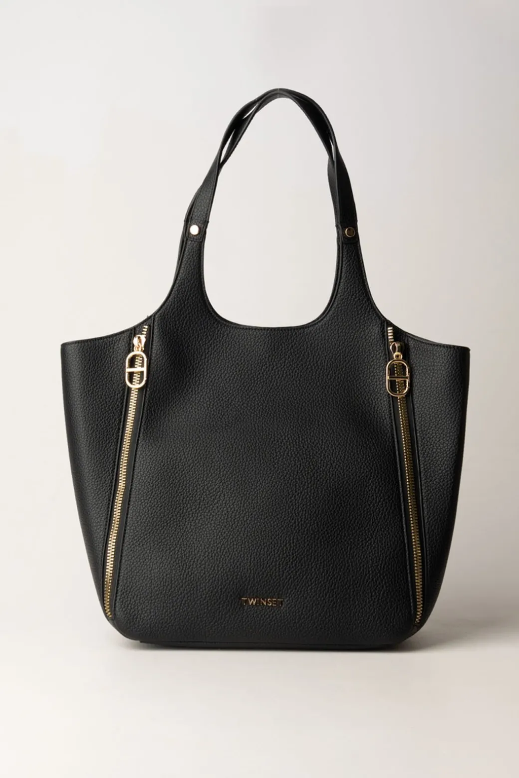 Donna Twin-set Shopper Bag con Doppio Manico