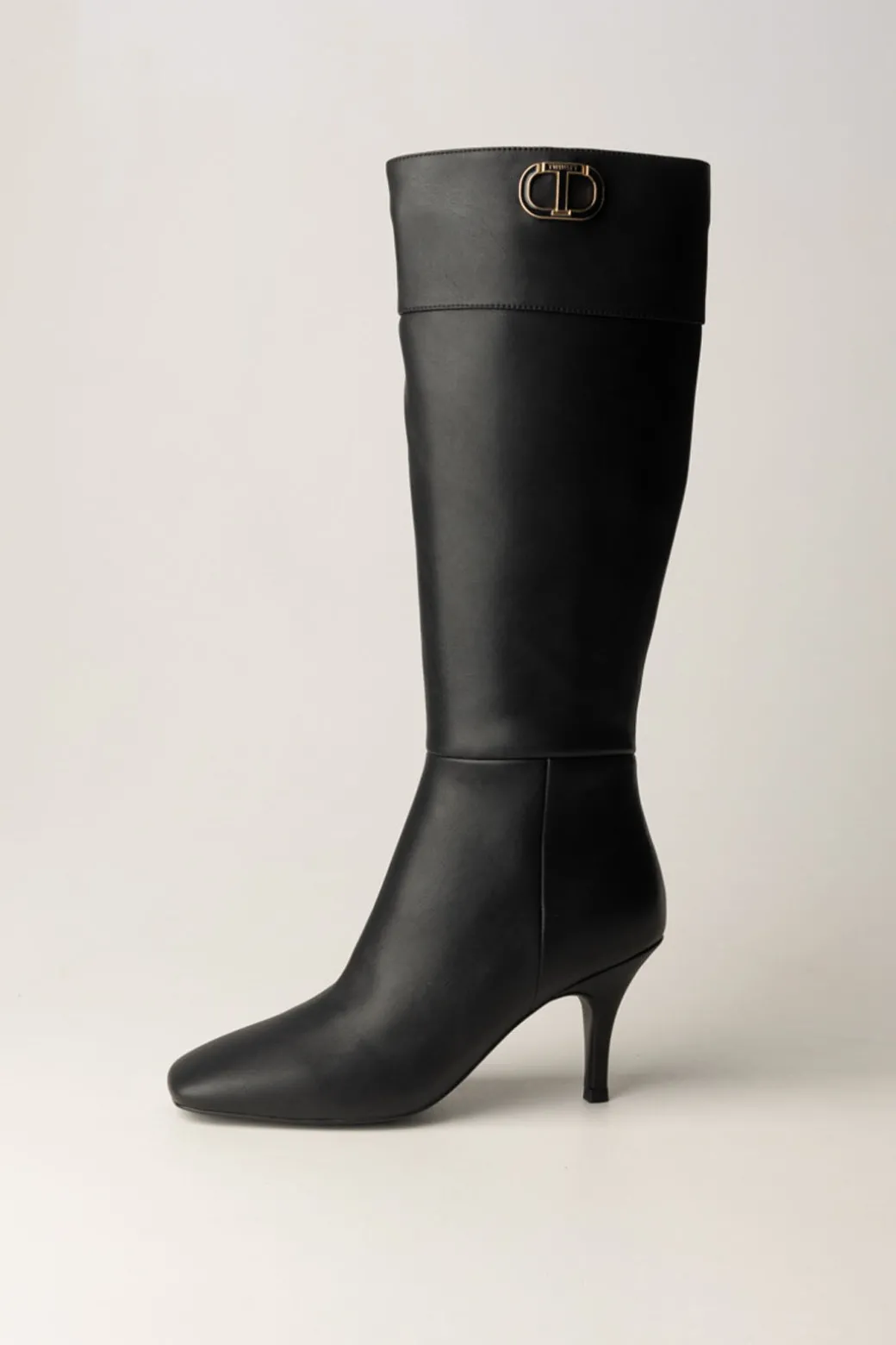 Donna Twin-set Stivali Alti con Punta Squadrata