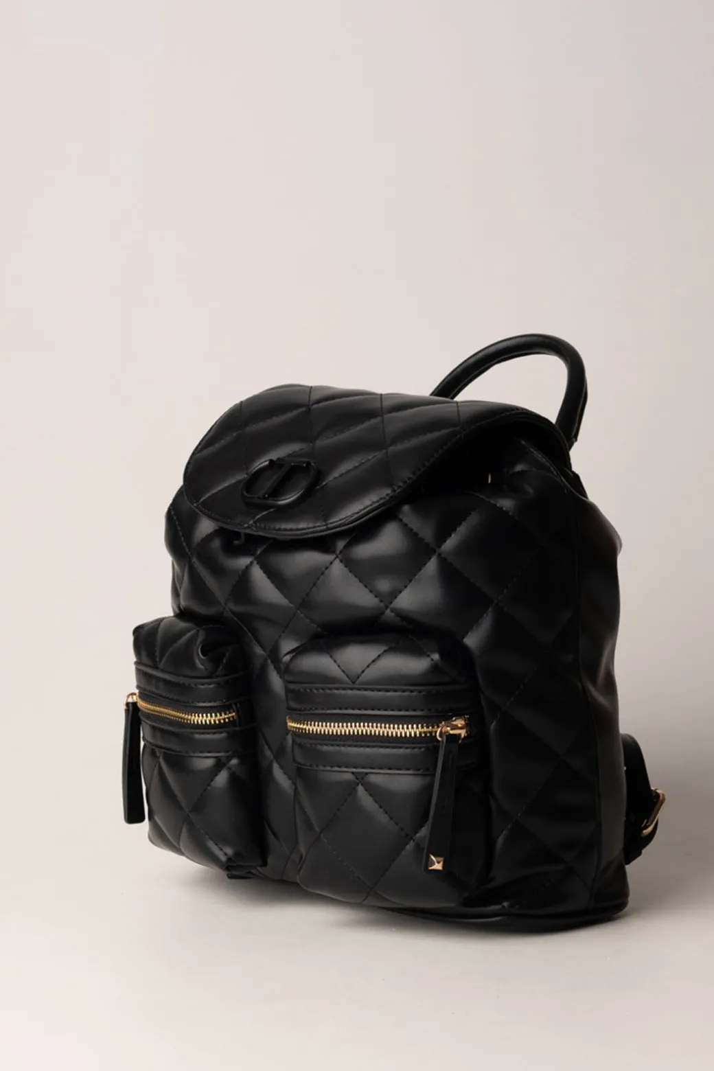 Donna Twin-set Zaino Trapuntato con Tasche Frontali